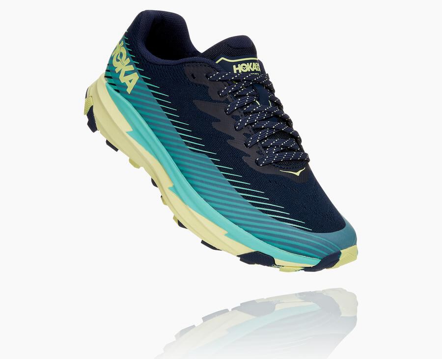 Dámske Trail Tenisky Hoka One One Lacno - Torrent 2 - Čierne / Mätové 84165-IRYG